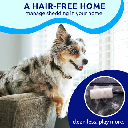 Dual-Sided Extra-Wide De-shedding Brush