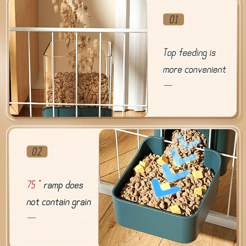 HOOPET Automatic Hanging Pet Bowls for Cage