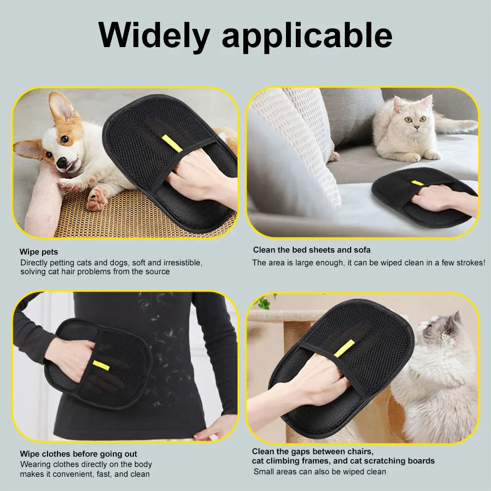 Hair Removal Mitt for Dog Cat Rabbit