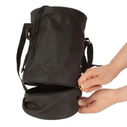 Portable Pet Food Storage Bag with Zip-off Bowl