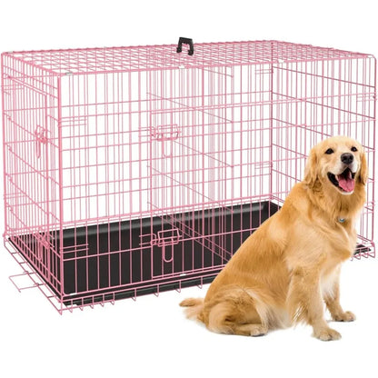 48 inch Foldable Metal Dog Crate