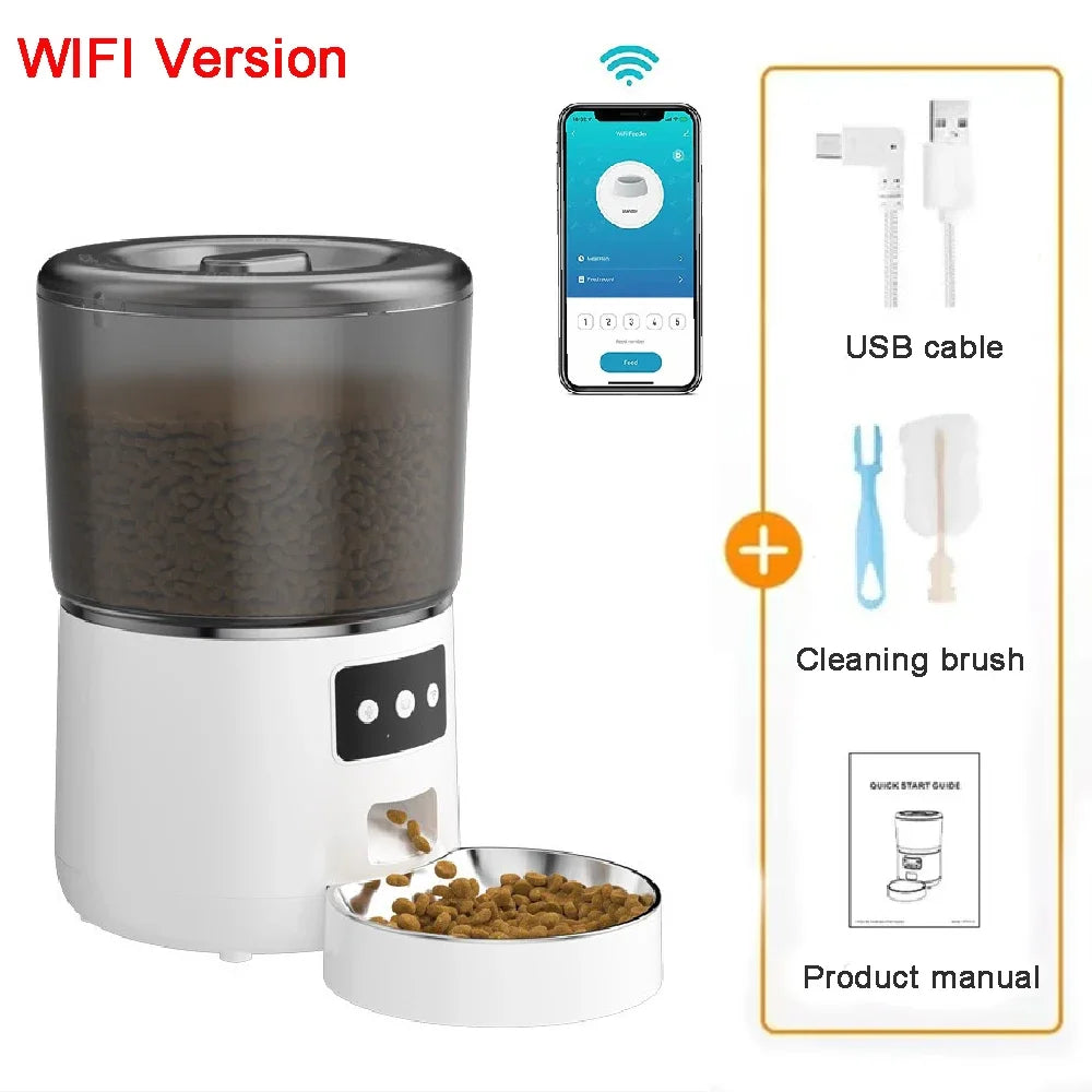 Automatic Wi-Fi Smart Pet Feeder