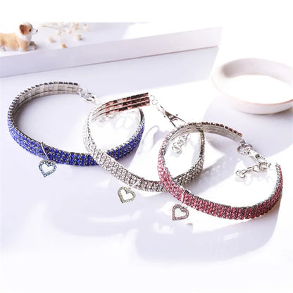 Bling Rhinestone Dog Collar