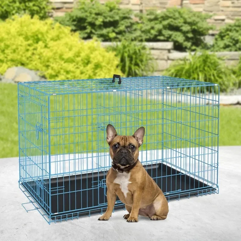 48 inch Foldable Metal Dog Crate