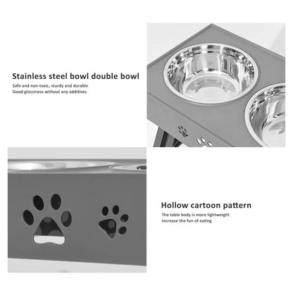 Elevated Stainless Steel Dog Bowl