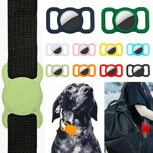 Silicone Case Compatible with Air-tags Pet Collar Protective Cover