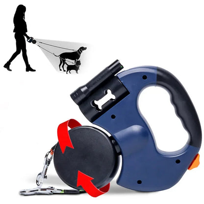Double Head Automatic Dog Leash