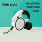 Dog Leash with LED Lights and Poop Bag