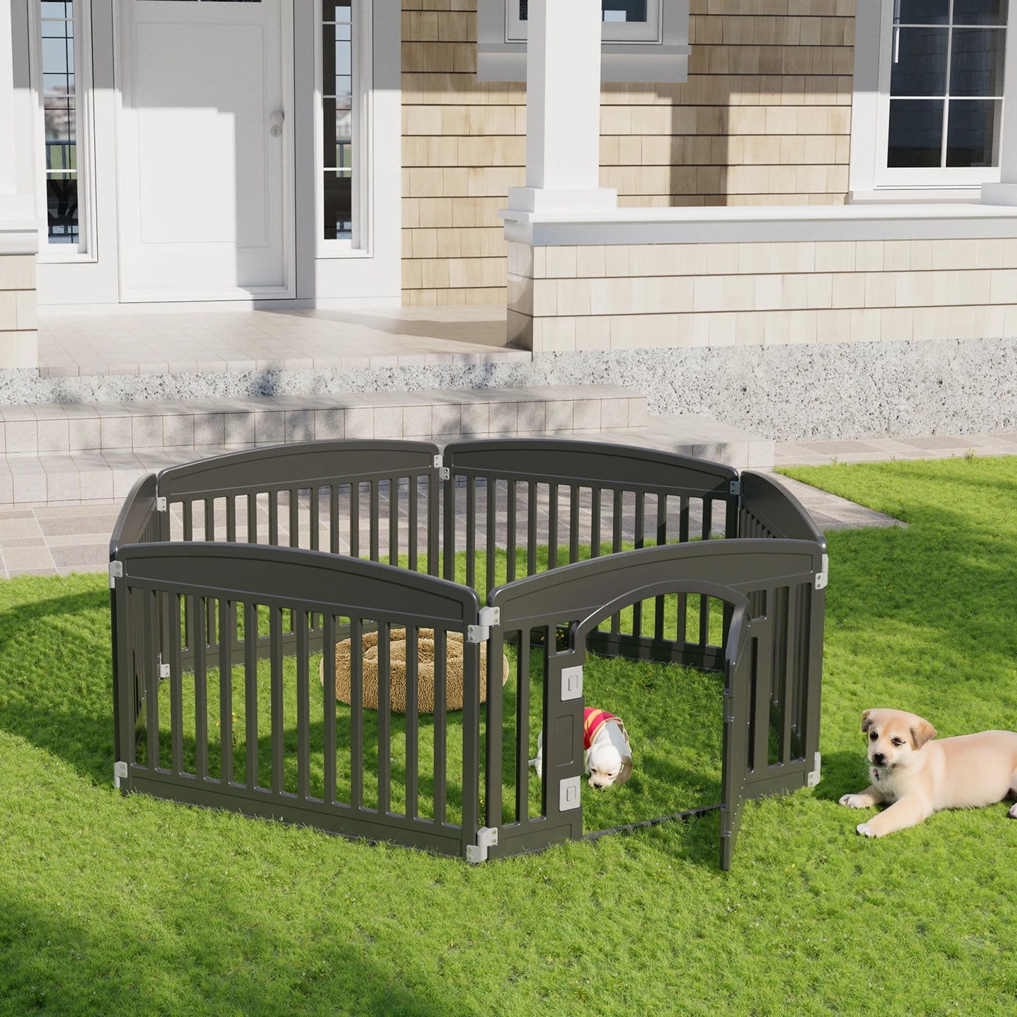 Plastic 6 Panel Dog Playpen