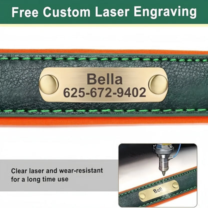 Personalized Leather Custom Dog Collar