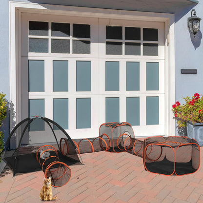 6 in 1 Portable Outdoor Cat Enclosures for Indoor Cats