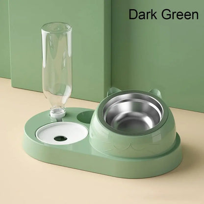 2-in-1 Automatic Cat Feeder