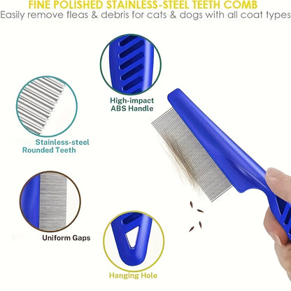 Stainless Steel Flea and Lice Combs