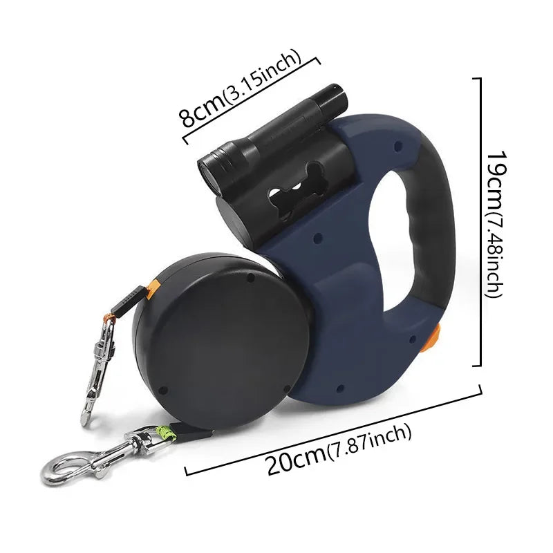 Double Head Automatic Dog Leash