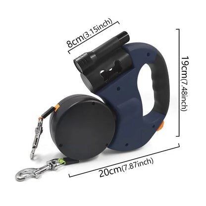 Double Head Automatic Dog Leash
