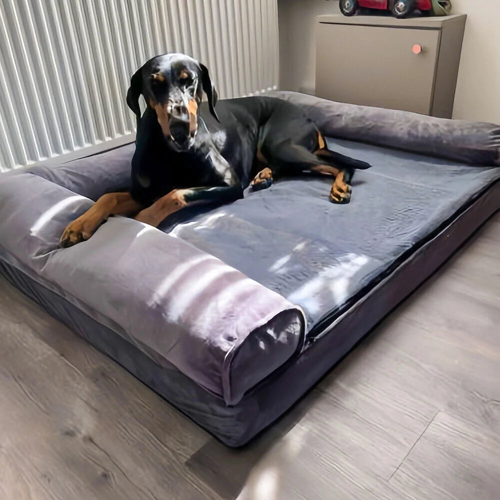 Calming Dog Sofa Bed with Orthopedic Memory Foam