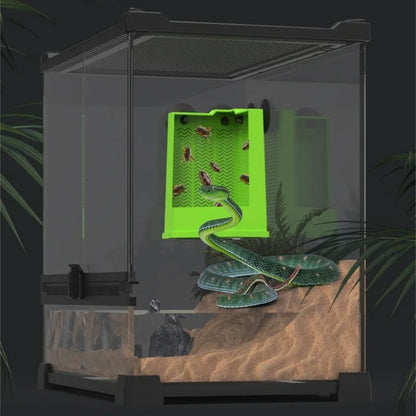 Reptiles Feeder Boxes for Terrariums Corner