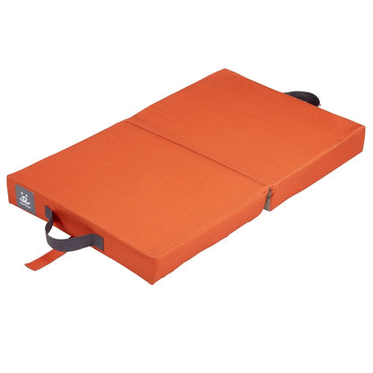 Foldable Travel Dog Bed with Memory Foam Topper