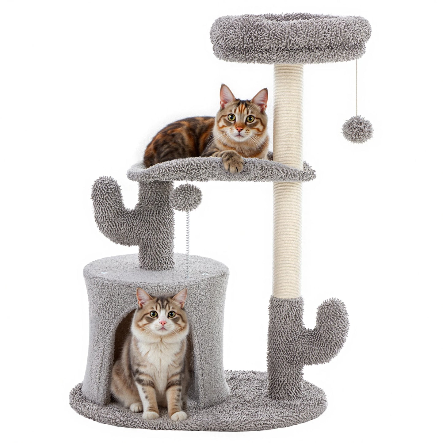 33IN Multi-Level Cat Tree Tower