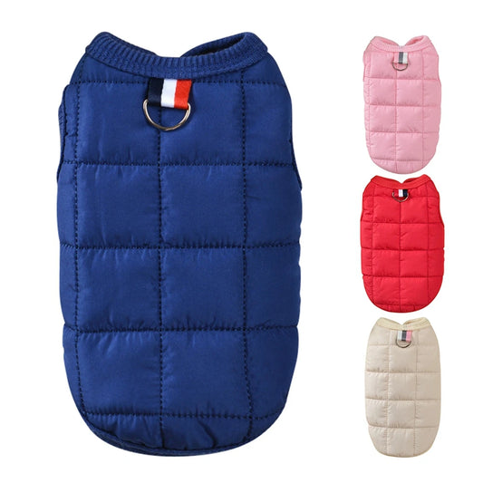 Cotton Padded Vest Jacket for Small Dogs