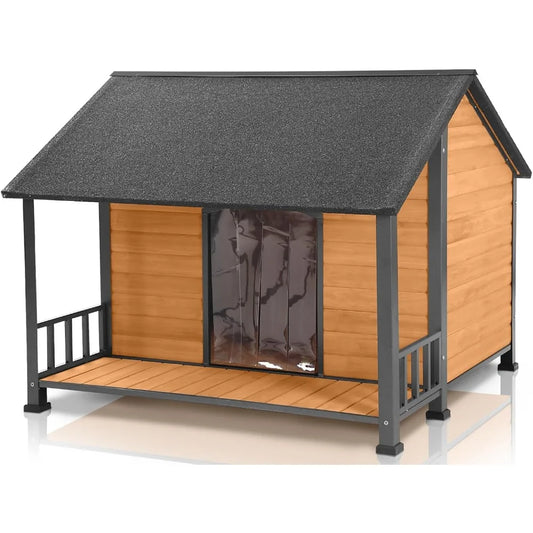 Outdoor Weatherproof Wooden Dog House