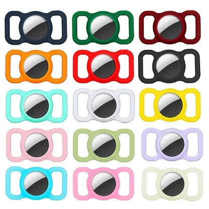 Silicone Case Compatible with Air-tags Pet Collar Protective Cover