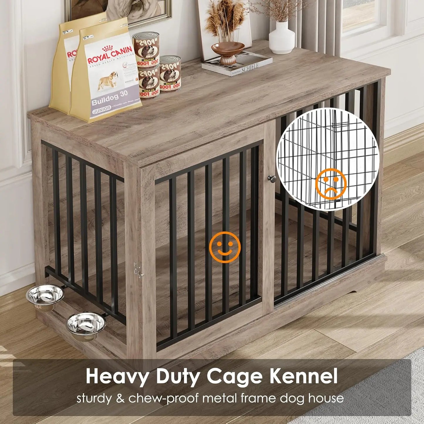 47" Dog Crate For Large Dogs