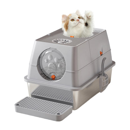 Covered Cat Litter Box
