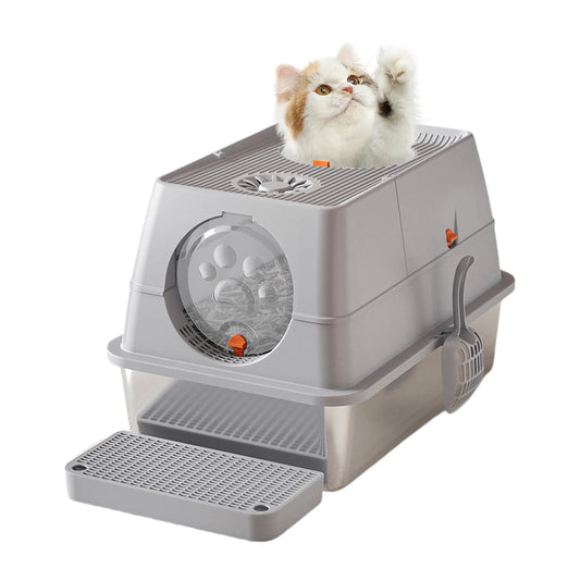 Covered Cat Litter Box