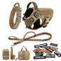 Military Style Large Dog Harness Collar