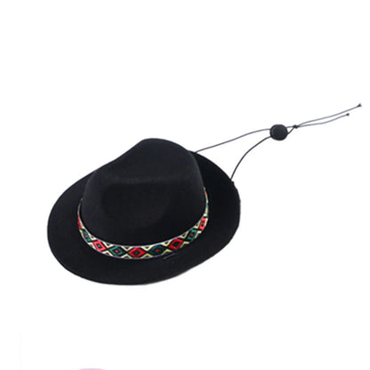 Retro Pet Cowboy Hat with Bandana
