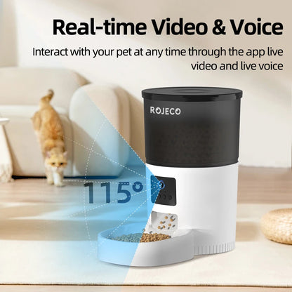 Automatic Cat Feeder with Camera and Voice Recorder