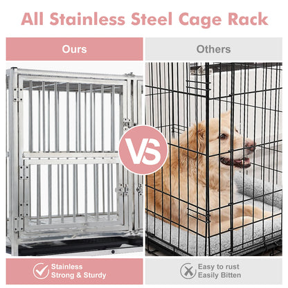 48" Dog Crate Cage Kennel