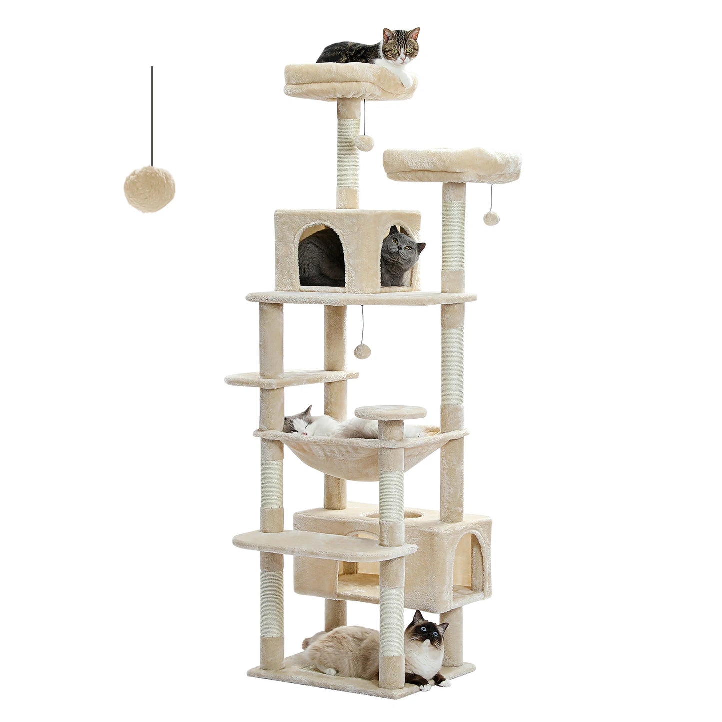 Large Cat Tree and Tower for Indoor Cats