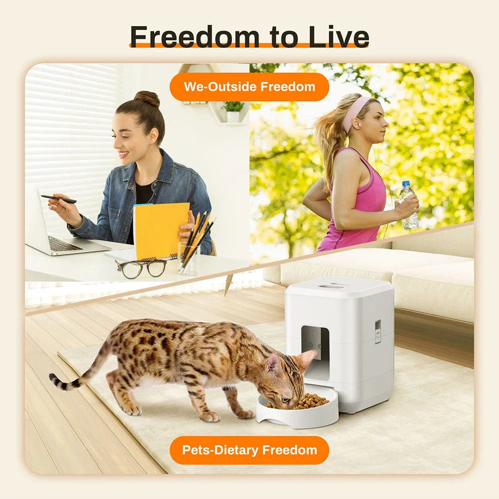 Automatic Wi-Fi Smart Pet Feeder