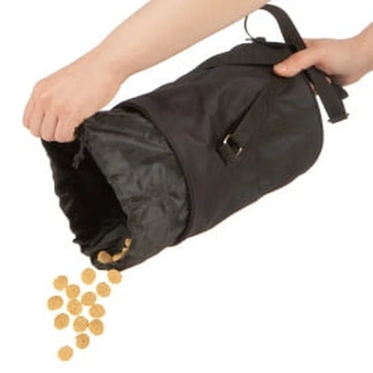 Portable Pet Food Storage Bag with Zip-off Bowl