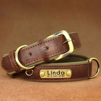 Personalized Leather Custom Dog Collar