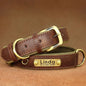Personalized Leather Custom Dog Collar