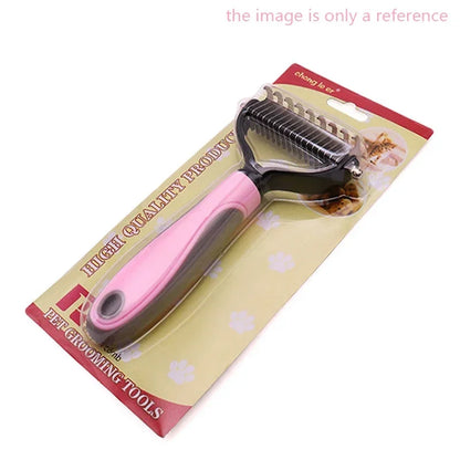 Grooming, Knot Cutter and Shedding Double Sided Hair Removal Brush/Comb