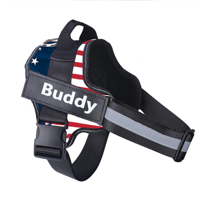 Personalized Dog Reflective Harness