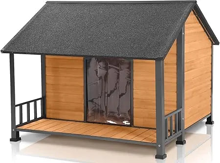 Outdoor Weatherproof Wooden Dog House