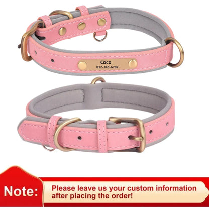 Personalized Leather Custom Dog Collar
