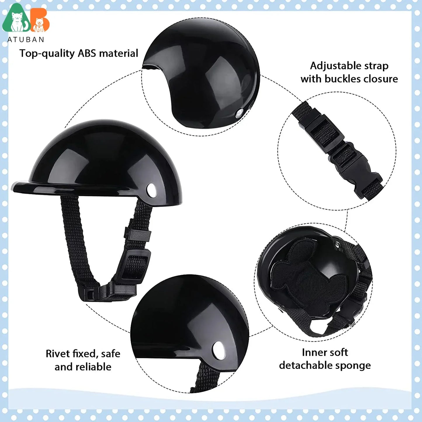 Small Dog Helmet With Goggles