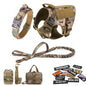 Military Style Large Dog Harness Collar
