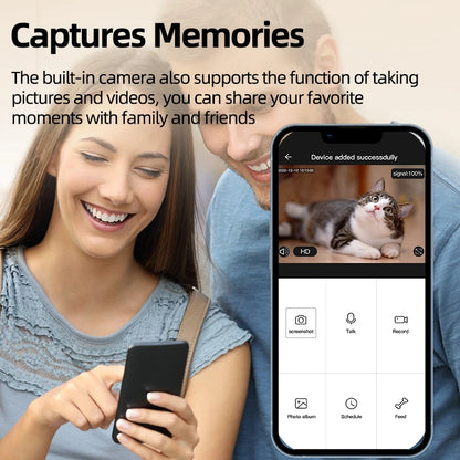 Automatic Cat Feeder with Camera and Voice Recorder