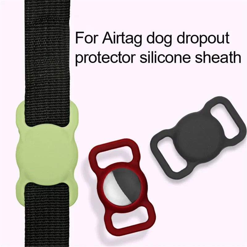 Silicone Case Compatible with Air-tags Pet Collar Protective Cover