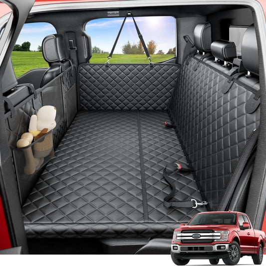 Truck Seat Cover for Back Seat for 2-4 Large Dogs