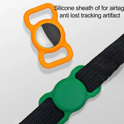 Silicone Case Compatible with Air-tags Pet Collar Protective Cover