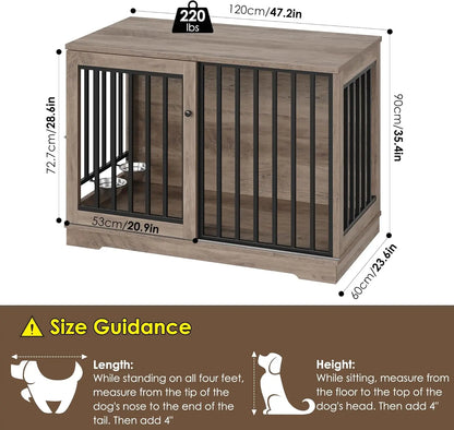 47" Dog Crate For Large Dogs