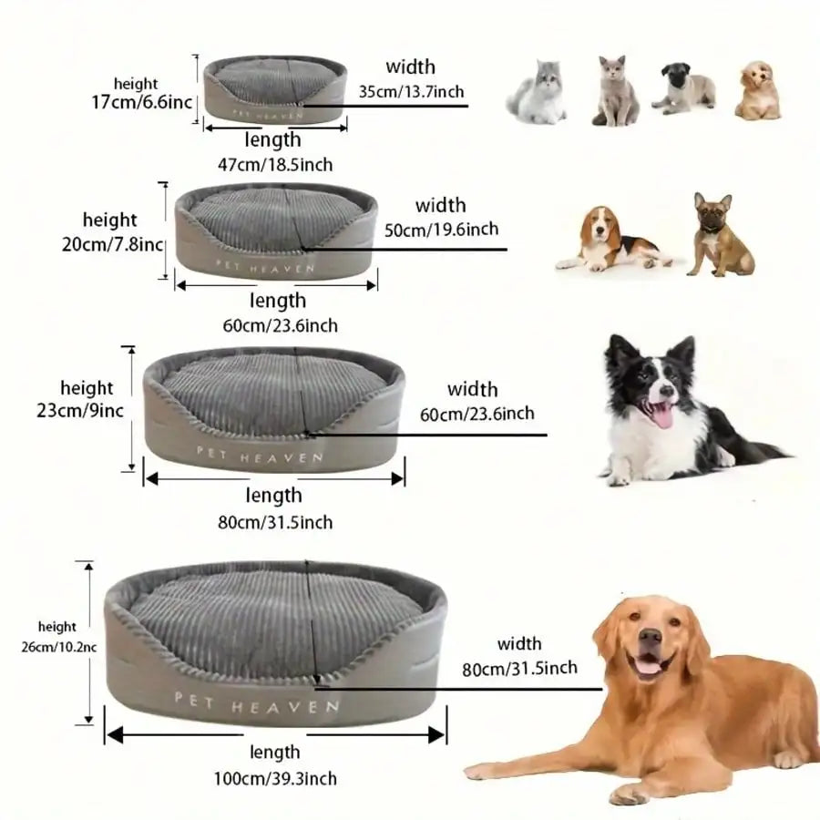 All Season Soft Plush Pet Bed